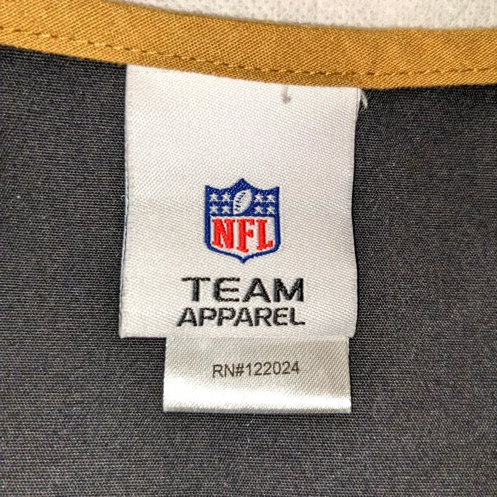 NFL Team Apparel New Orleans Saints Short Sleeve Scrub Shirt - Picture 8 of 10
